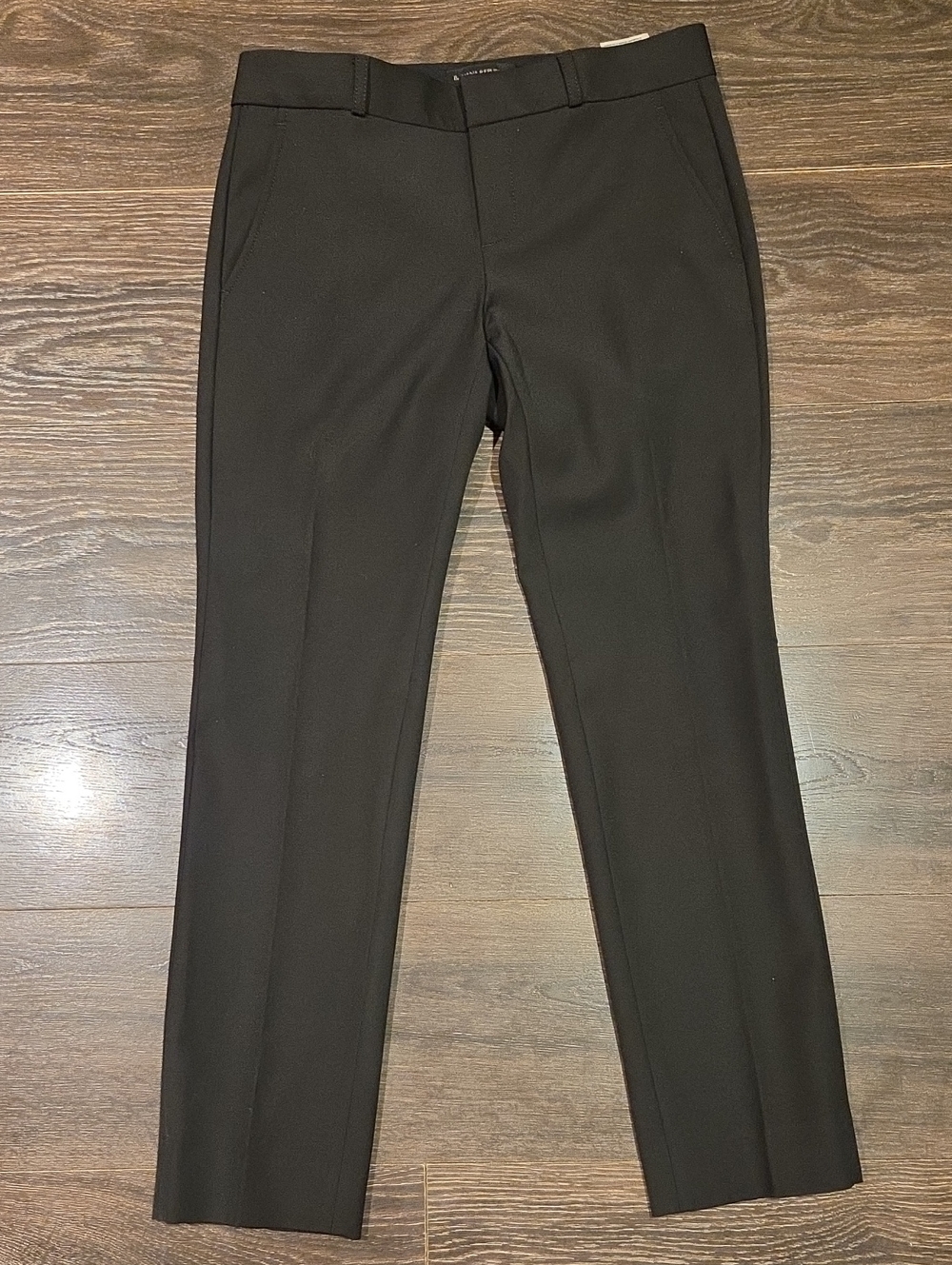 ❤ NWOT! BANANA REPUBLIC RYAN FIT SLIM STRAIGHT PANTS / TROUSERS, BLACK, 2P (26 P